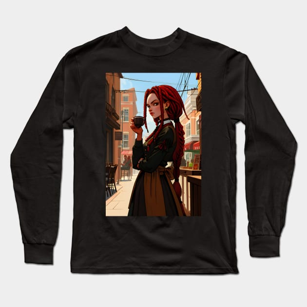 Redlock Bistro Long Sleeve T-Shirt by PaigeCompositor